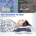 Ergonomic Butterfly Cervical Pillow – 6-Zone Memory Foam Neck & Shoulder Support